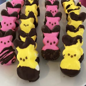 chocolate dipped peeps image